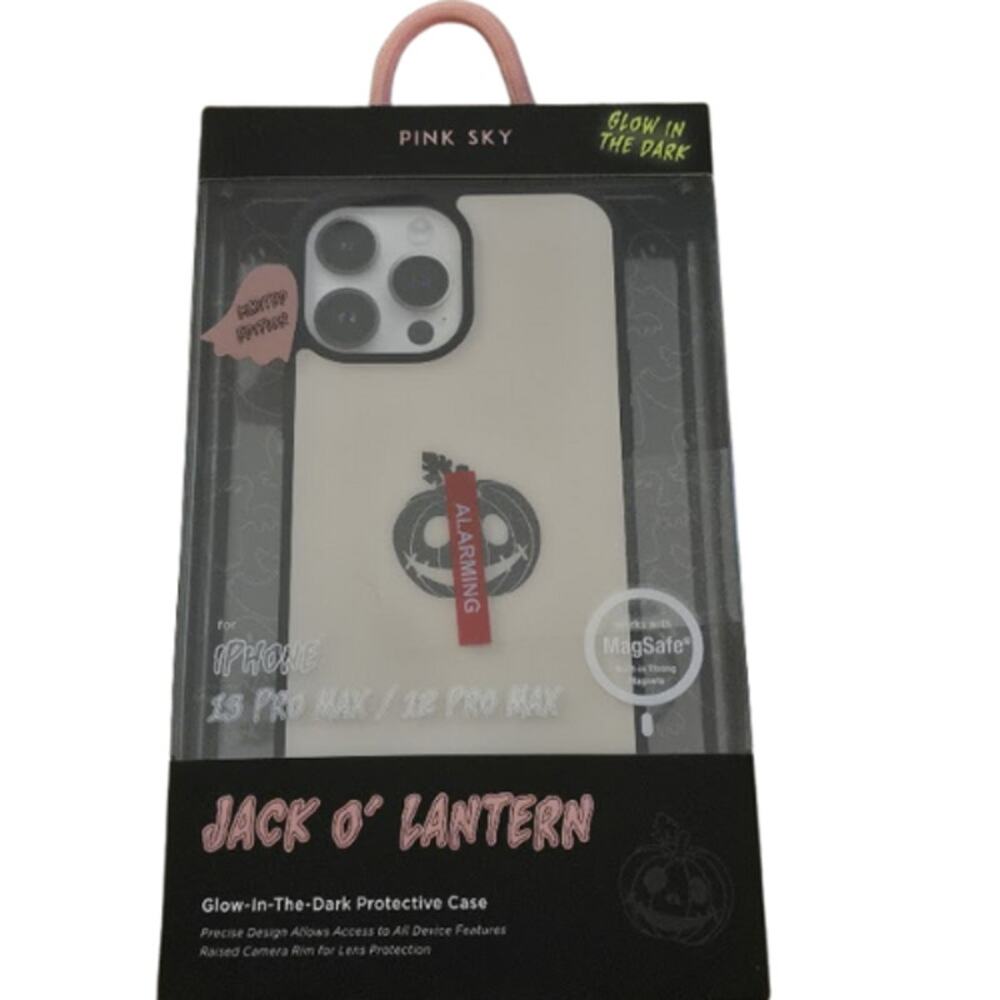 Pink Sky iPhone 13 Pro Max / 12 Pro Max Case – Glow in the Dark NEW